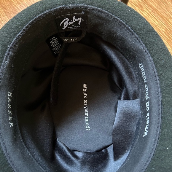 Men’s Bailey of Hollywood Bowler Hat Dark Green 7 3/8 - Picture 3 of 4